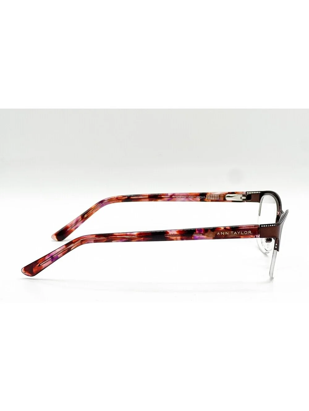 Ann Taylor Atp708 C02 Burgundy Authentic Eyeglasses 49-17-140